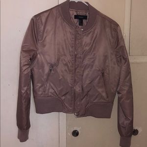 Dusty pink bomber jacket